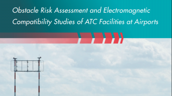 Flyer: Risikobewertung von Hindernissen und elektromagnetische Kompatibilitätsstudien für ATC-Anlagen an Flughäfen